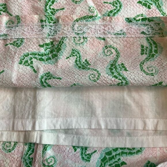 Vineyard Vines Seahorse Mini Skirt Size 10 Pink Green Lined - Picture 6 of 6